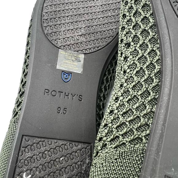 Rothy’s Vert The Square Wrap Around Mesh Women’s Size 9.5 - Picture 6 of 7